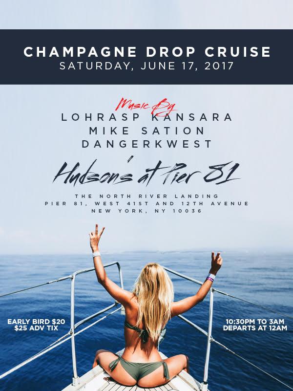 Champagne Cruise June 17 at Pier 81