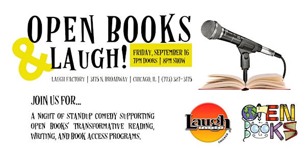 Open Books & Laugh: A Standup Comedy Show for Literacy