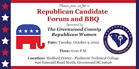Republican Candidate Forum and BBQ