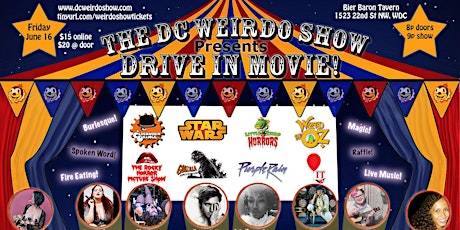 DC Weirdo Show Presents: DRIVE-IN MOVIE featuring BOOBZILLA! primary image