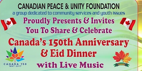  Canada's 150th Day & Eid Dinner primary image