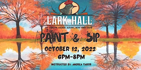Lark Hall Presents  'Paint & Sip' with Andrea Tabor