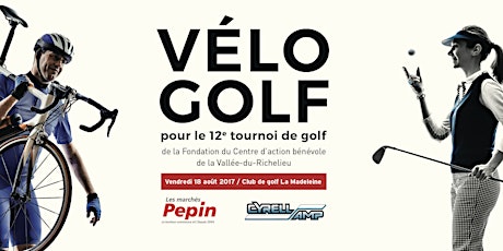 Vélo-Golf - 12e tournoi de golf de la Fondation du CABVR primary image
