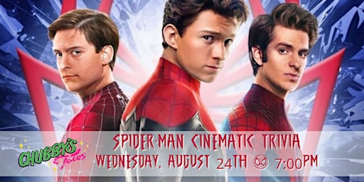 Spider-Man Cinematic Trivia at Chubby’s Tacos Raleigh