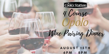 4 Course Opolo Vineyards Wine Pairing Dinner