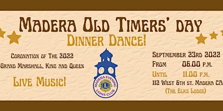 Madera Old Timers' Dinner Dance