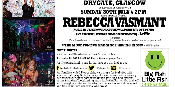 BFLF Glasgow - 'Hawaiian Luau' with REBECCA VASMANT (Made In Glasgow / Know...