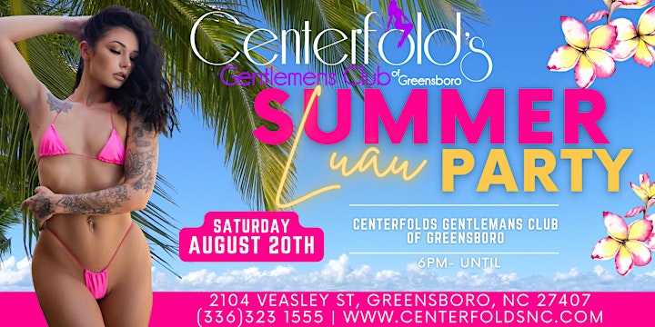 Sexy Summer Luau Party @Centerfolds Gentleman's of Greensboro!! image