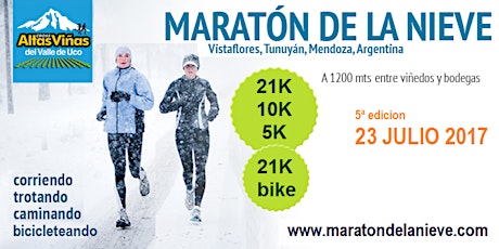 Imagen principal de Maraton de la Nieve -  5ª edicion Cross Altas Viñas de Valle de Uco