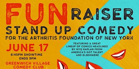 "Fun" Raiser Stand up Comedy for the Arthritis Foundation of New York primary image