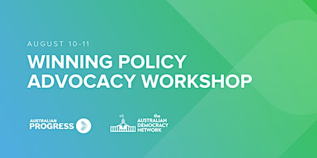 Winning Policy Advocacy Workshop primary image
