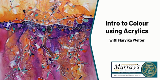 Intro to Colour in Acrylics with Maryika Welter (1 Day) primary image