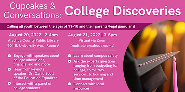 2022 Cupcakes & Conversations: College Discoveries