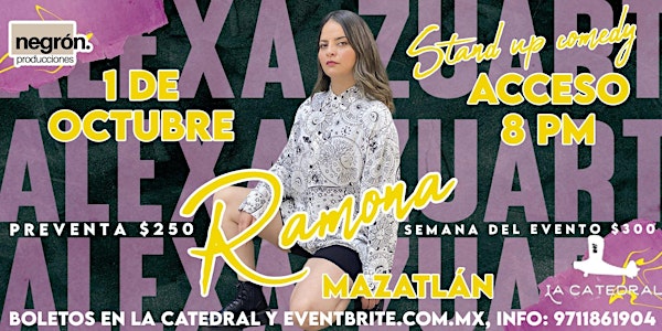 Alexa Zuart | Stand Up Comedy | Mazatlán