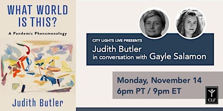 Judith Butler in conversation with Gayle Salamon