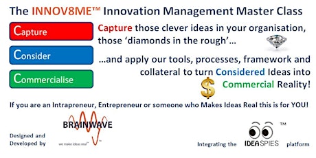 INNOV8ME™ Innovation Management and Strategy Master Class - NO MORE SEATS primary image
