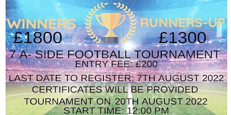 2nd Young Conservative 7aside  Football tournament