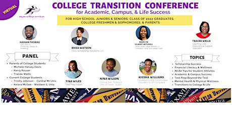College Transition Conference for Academic, Campus, & Life Success