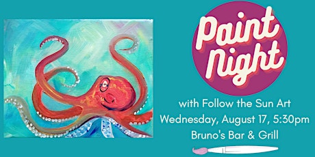 Paint Night at Bruno's: Octopus!