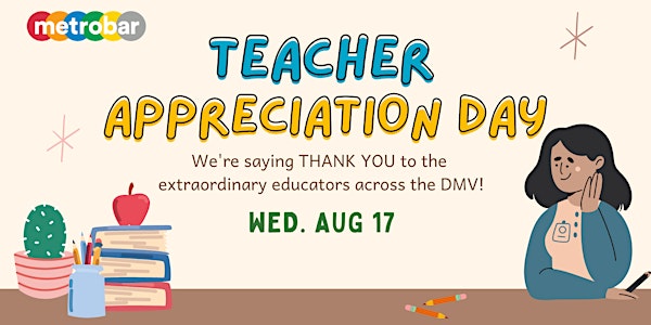 Teacher Appreciation Day @ metrobar