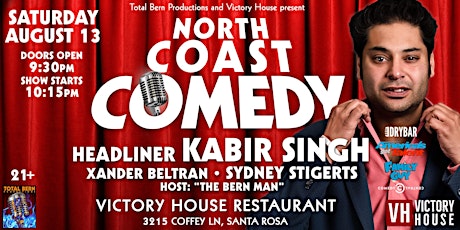 North Coast Comedy At Victory House