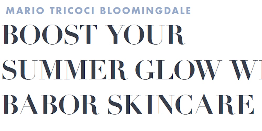 Boost your Summer Glow with Babor Skincare