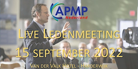Live APMP NL ledenbijeenkomst 15 september 2022