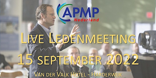 Live APMP NL ledenbijeenkomst 15 september 2022