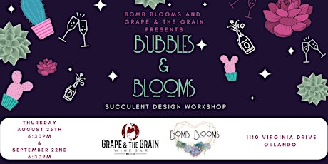 Bubbles & Blooms: Create your own succulent arrangement workshop