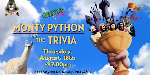 Monty Python Trivia at Chubby's Tacos Raleigh