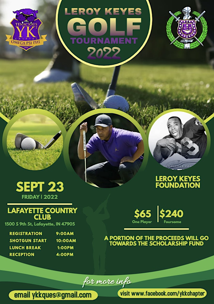 Leroy Keyes Annual Golf Tournament image