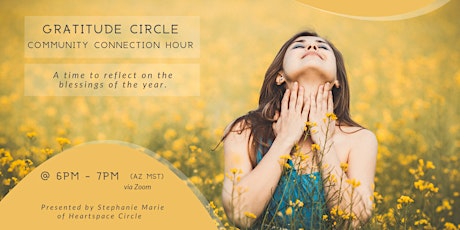 Gratitude Circle - Community Connection Hour | Online