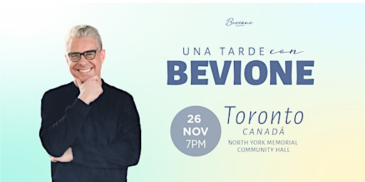 Una tarde con Julio Bevione en Toronto.