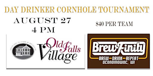 Cornhole Tournament Event Team Tickets at Old Falls Village Park August 27