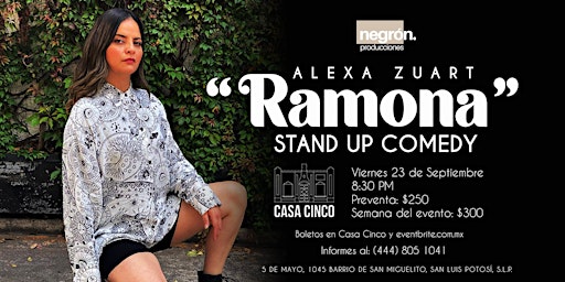 Alexa Zuart | Stand Up Comedy | San Luis Potosí