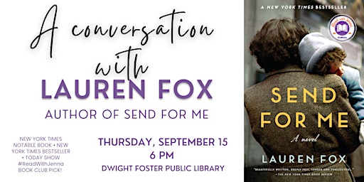 Conversation and Reading with Lauren Fox, Author of Send for Me