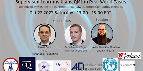 Supervised Learning Using QML in Real-World Cases