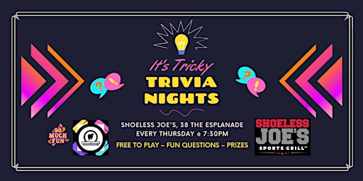 Trivia Night at Shoeless Joe's, The Esplanade primary image