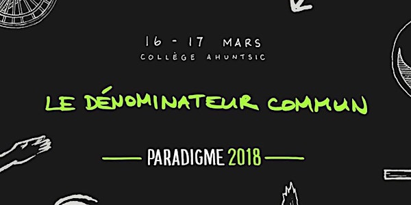 Paradigme 2018 : le dénominateur commun