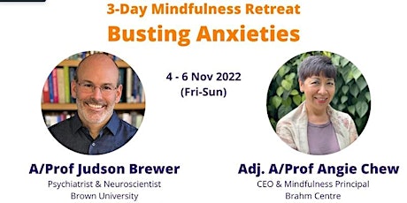 3-Day Mindfulness Retreat: Dr.JudsonBrewer&A/Prof.AngieChew - OS20221104MR