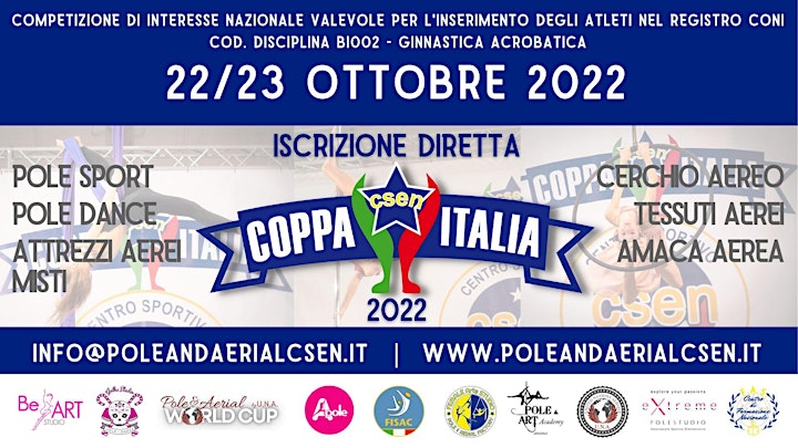 Immagine COPPA ITALIA CSEN POLE & AERIAL 2022