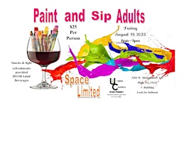 Paint and Sip Adults
