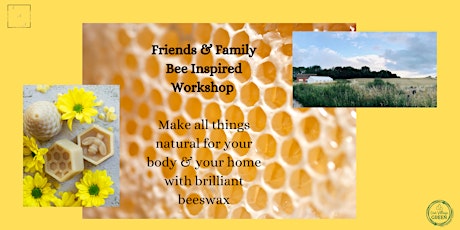 Bee Inspired and make all natural Beeswax products for your body and home