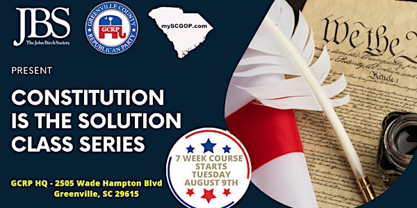 Constitution Is The Solution Workshop