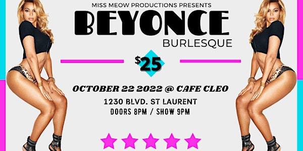 Beyonce Burlesque