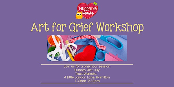 Huggable Hearts Art for grief Workshop