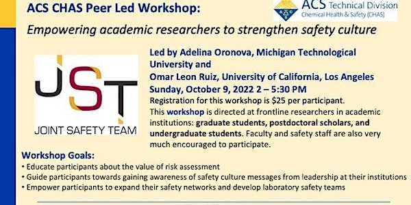 ACS CHAS EMPOWERING ACADEMIC RESEARCHERS TO STRENGTHEN SAFETY CULTURE