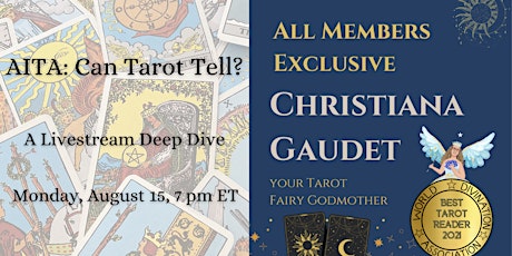 AITA: Can Tarot Tell? Members-only Livestream on YouTube