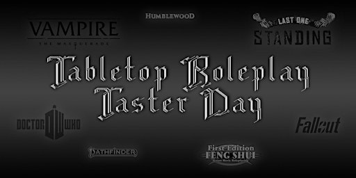 Tabletop Roleplay Game Taster Day