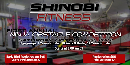 Ninja Warrior Obstacle Competition at Shinobi Fitness